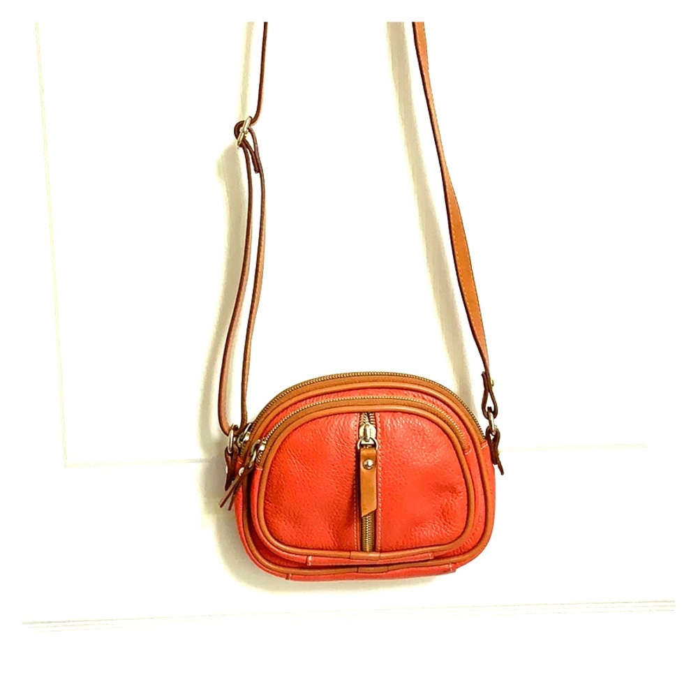 Valentina Peach Crossbody Bag